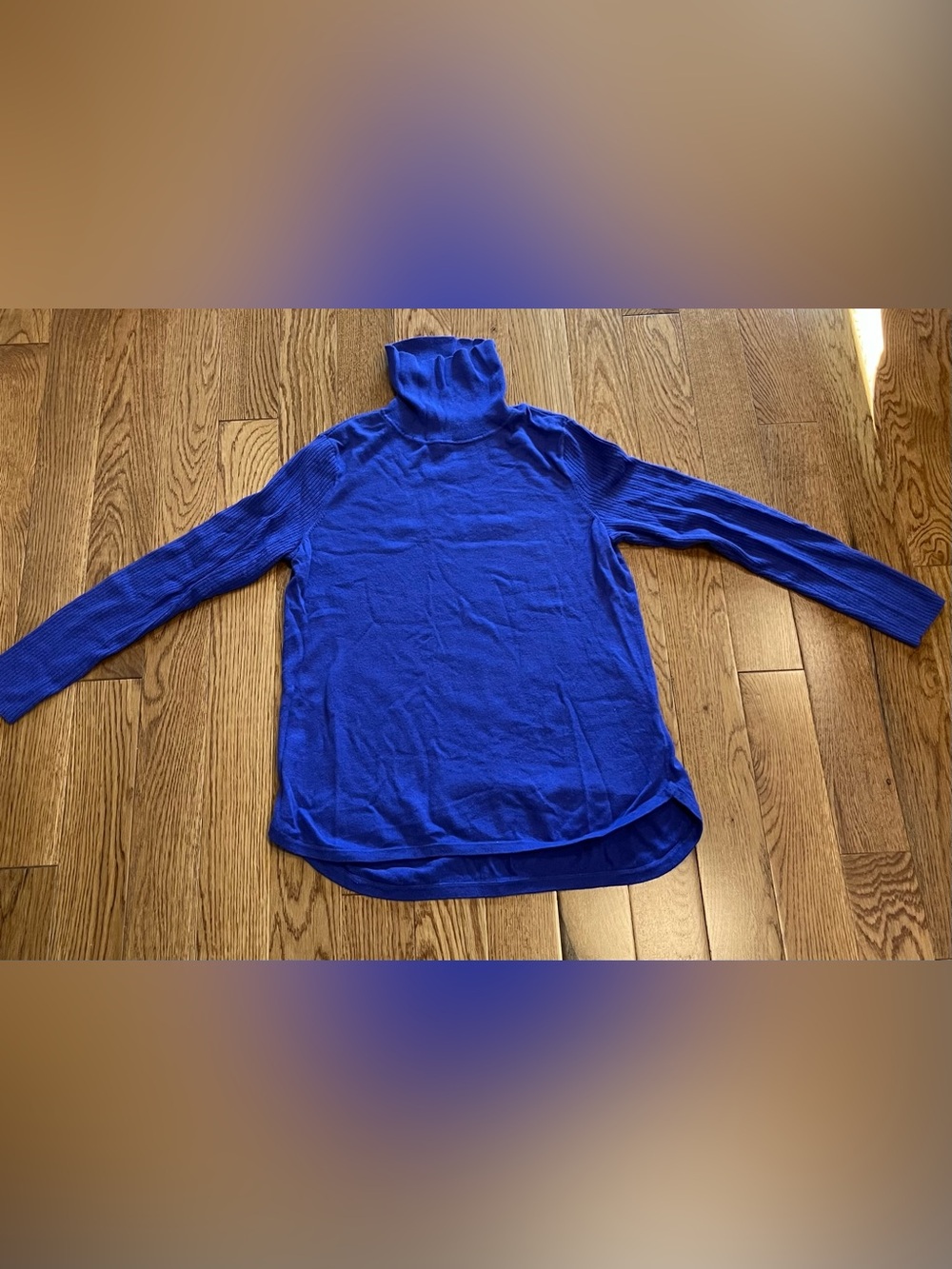 Purple Turtleneck Sweater